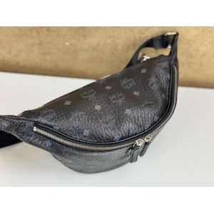 MCM MUZ9SF121BK001 FURSTEN BELT BAG IN VISETOS