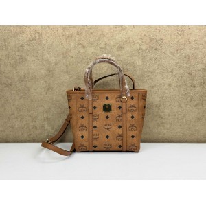 MCM MWPAATN04CO001 TONI TOP-ZIP SHOPPER IN VISETOS