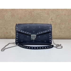 MCM MYZ8AME26BK0001 TRACY CROSSBODY BAG IN VISETOS