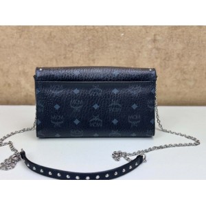 MCM MYZ8AME26BK0001 TRACY CROSSBODY BAG IN VISETOS