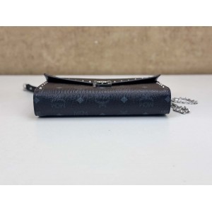 MCM MYZ8AME26BK0001 TRACY CROSSBODY BAG IN VISETOS