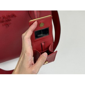 PRADA 1BA156 MONOCHROME TOTE BAG PRADA 1BA156 MONOCHROME TOTE BAG