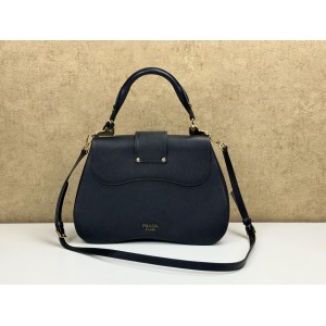 PRADA 1BN002 SIDONIE LARGE SAFFIANO LEATHER BAG