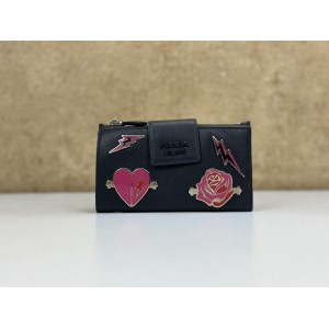 PRADA 1ML005 SAFFIANO LEATHER MEDIUM WALLET