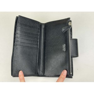 PRADA 1ML005 SAFFIANO LEATHER MEDIUM WALLET