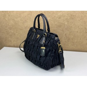 PRADA TESSUTO GAUFRE SHOPPING BAG