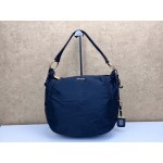 PRADA BR4567 NYLON JACQUARD HOBO LARGE BAG
