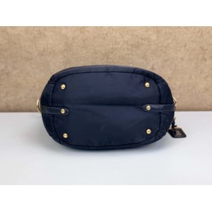 PRADA BR4567 NYLON JACQUARD HOBO LARGE BAG