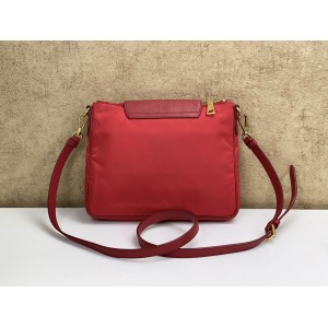 PRADA BT0933 TESSUTO NYLON & SAFFIANO LEATHER TRIM CROSSBODY BAG