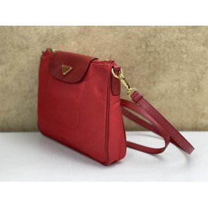 PRADA BT0933 TESSUTO NYLON & SAFFIANO LEATHER TRIM CROSSBODY BAG